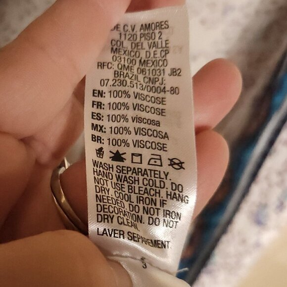 Roxy Womens White Floral Fringe Flowy Open Kimono Small - Picture 5 of 6